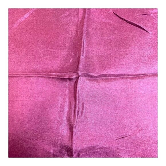 Pocket Scarf Plum Red Silk Scarf Wine Macclesfield England Pocket Handkerchief - Picture 2 of 7